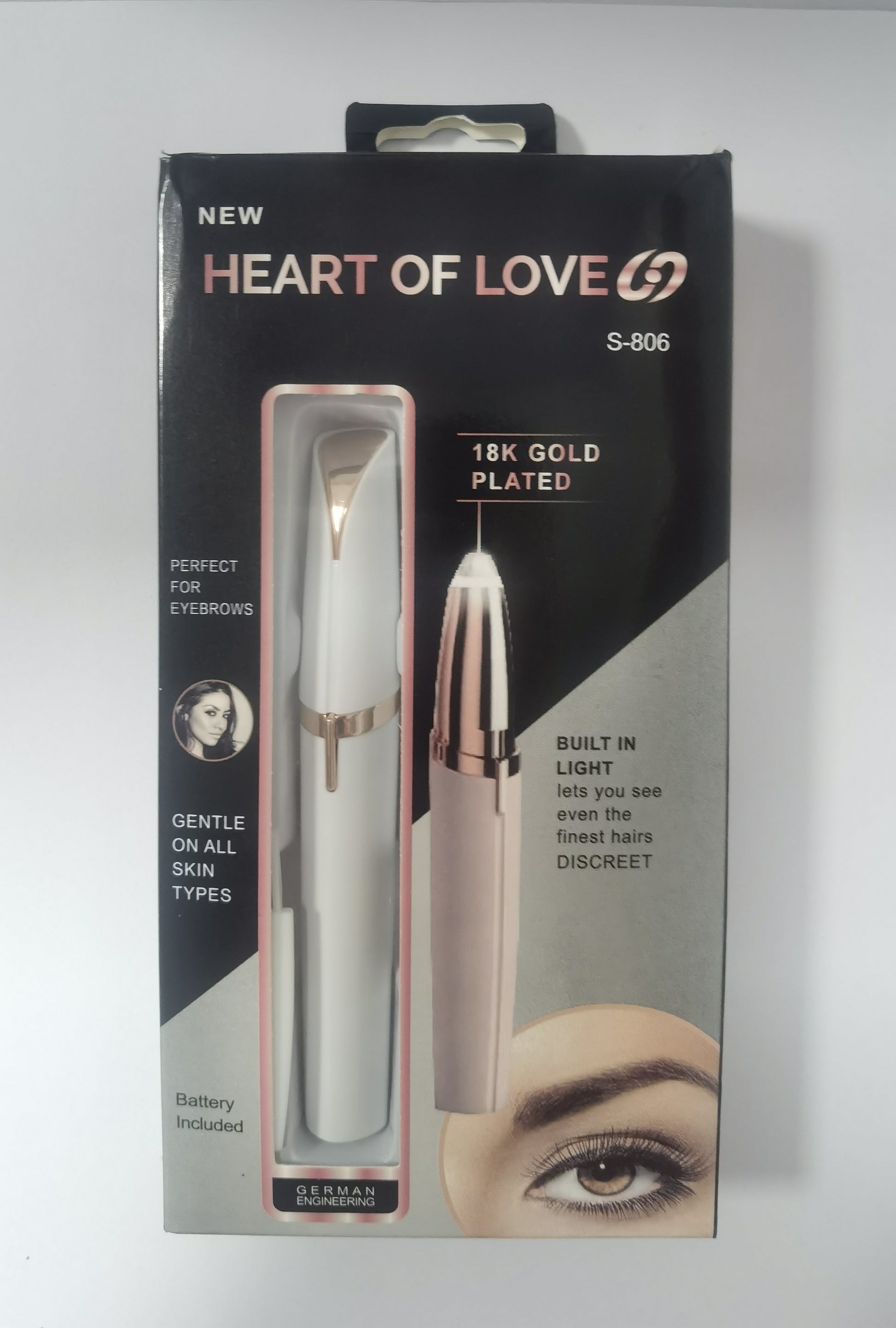 Mini Electric Eyebrow Trimmer Lipstick Brows Pen Hair remove