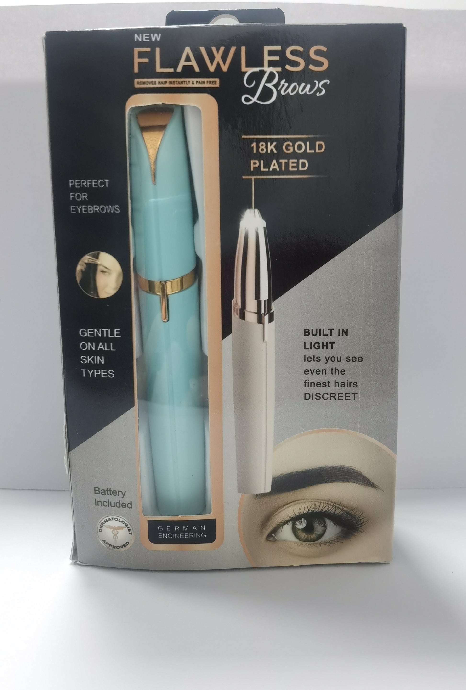 Mini Electric Eyebrow Trimmer Lipstick Brows Pen Hair remove
