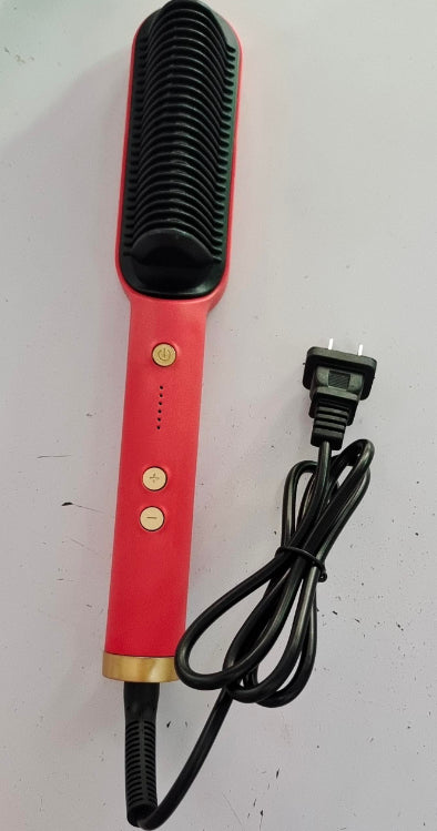 New 2 In 1 Hair Straightener Hot Comb Electric Hair Brush